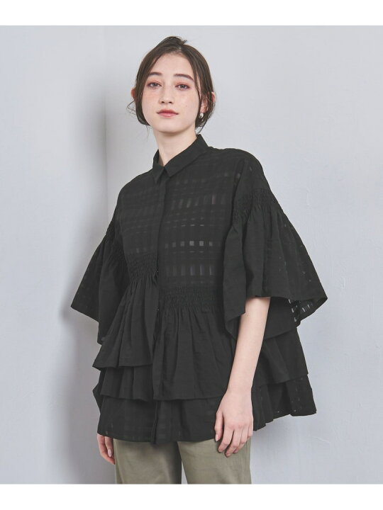 楽天市場】【SALE／70%OFF】イレギュラー シャーリング 六分袖 