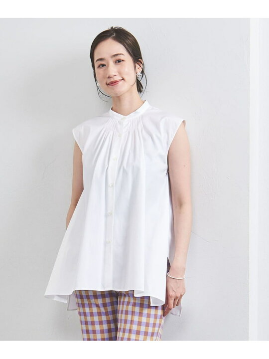 楽天市場】【SALE／80%OFF】タックフレア ノースリーブ ブラウス 
