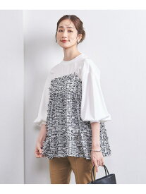 【SALE／80%OFF】リボン カットジャカード キャミソール UNITED ARROWS ユナイテッドアローズ アウトレット トップス キャミソール ホワイト ブラック【RBA_E】【送料無料】[Rakuten Fashion]