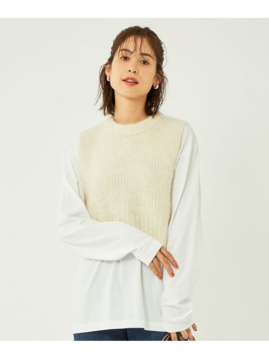 楽天市場】【SALE／70%OFF】アルパカミックス シャギー ニット ベスト 