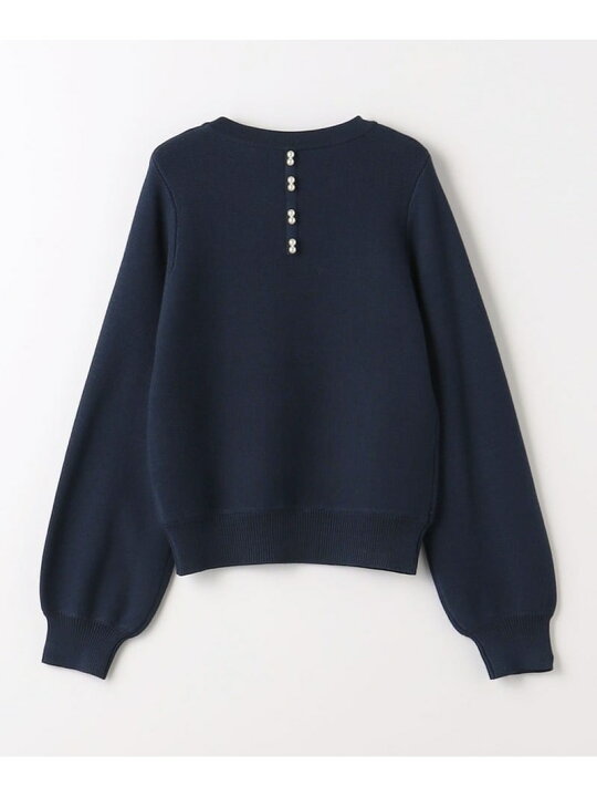 楽天市場】【SALE／50%OFF】バック フェイクパールボタン ニット 