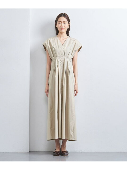 楽天市場】【SALE／50%OFF】タック Vネック ロングワンピース UNITED 