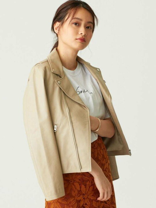 楽天市場】【SALE／60%OFF】FC シープ Wライダースジャケット / レザー 