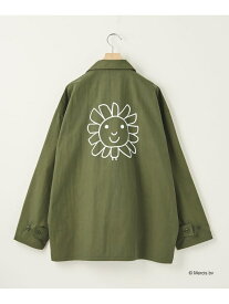 【SALE／70%OFF】＜info. BEAUTY&YOUTH＞ miffy ミリタリーシャツ BEAUTY&YOUTH UNITED ARROWS ユナイテッドアローズ アウトレット トップス シャツ・ブラウス カーキ ブラック【RBA_E】【送料無料】[Rakuten Fashion]