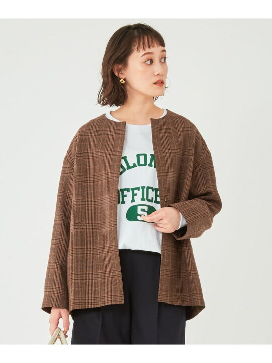楽天市場】【SALE／80%OFF】メリノブレンド ノーカラージャケット 