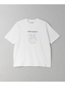 【SALE／50%OFF】＜CGS.＞ オーガニックコットン サーフシャック Tシャツ California General Store ユナイテッドアローズ アウトレット トップス カットソー・Tシャツ グレー ホワイト【RBA_E】【送料無料】[Rakuten Fashion]