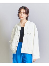 【SALE／50%OFF】オープンエンド ルーズ デニムジャケット -ウォッシャブル- BEAUTY&YOUTH UNITED ARROWS ユナイテッドアローズ アウトレット ジャケット・アウター デニムジャケット ネイビー ホワイト【RBA_E】【送料無料】[Rakuten Fashion]