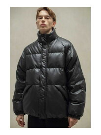 【SALE／50%OFF】＜monkey time＞ FAUX LTHR DOWN JACKET/ダウンジャケット BEAUTY&YOUTH UNITED ARROWS ユナイテッドアローズ アウトレット ジャケット・アウター その他のジャケット・アウター ブラック【RBA_E】【送料無料】[Rakuten Fashion]