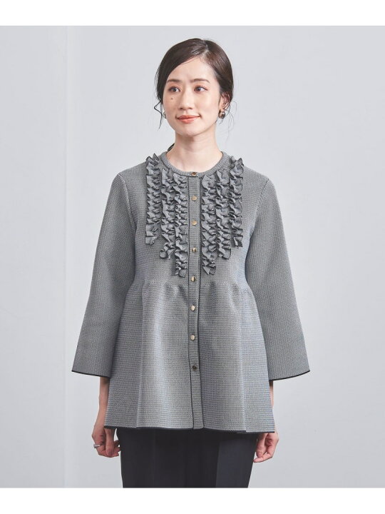 楽天市場】【SALE／30%OFF】ミニフリル ジャカード カーディガン  