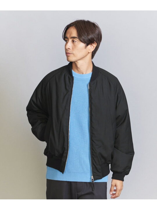 楽天市場】【SALE／70%OFF】ウーステッド パデッド ブルゾン  