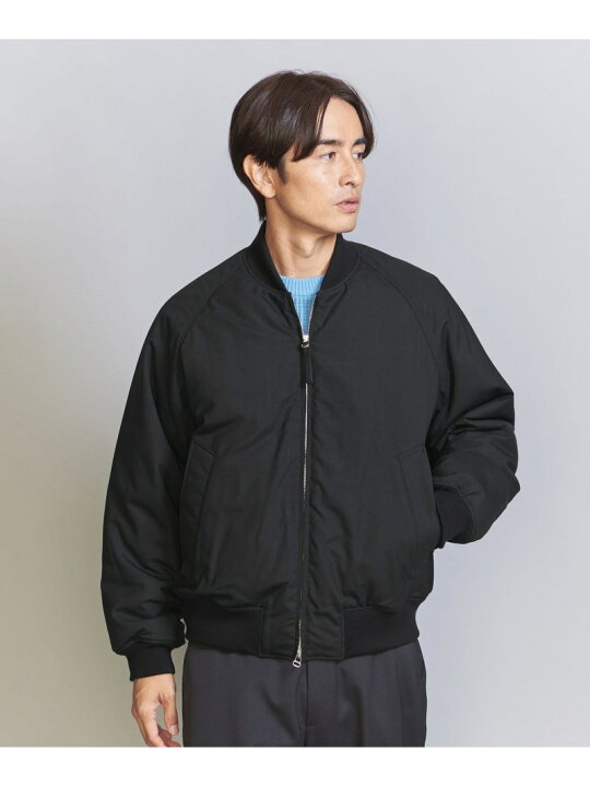 楽天市場】【SALE／70%OFF】ウーステッド パデッド ブルゾン 