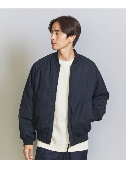 楽天市場】【SALE／70%OFF】ウーステッド パデッド ブルゾン 