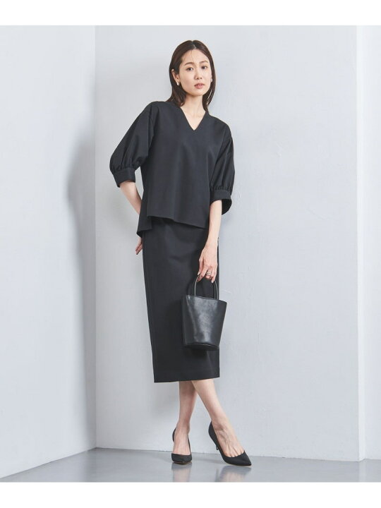楽天市場】【SALE／50%OFF】Vネック パフスリーブ ブラウス OX UNITED 