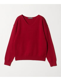 【SALE／30%OFF】ミラノリブ Vネックニット -ウォッシャブル-＜A DAY IN THE LIFE＞ a day in the life ユナイテッドアローズ アウトレット トップス ニット ブラック レッド ベージュ【RBA_E】[Rakuten Fashion]