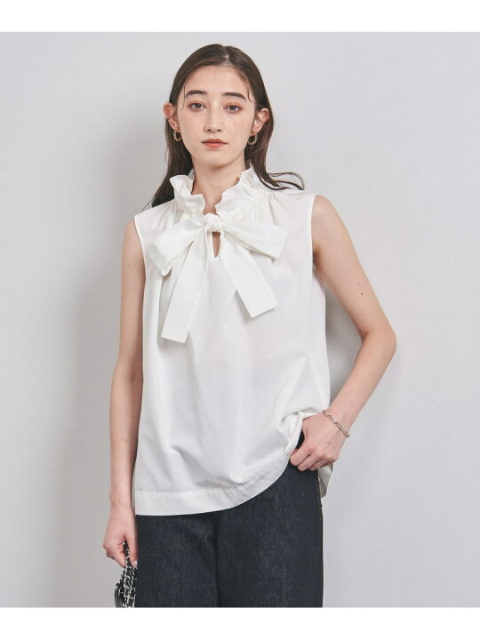 楽天市場】【SALE／50%OFF】ギャザー フリル リボン ノースリーブ 