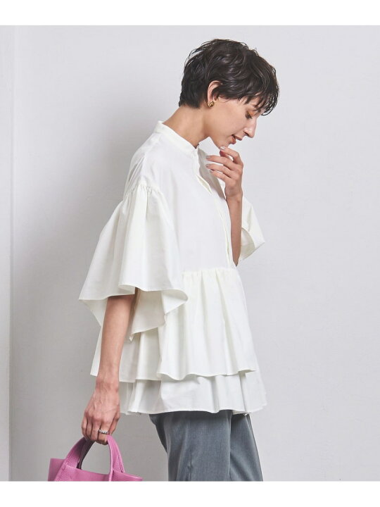 楽天市場】【SALE／30%OFF】P イレギュラーペプラム ブラウス2 UNITED 