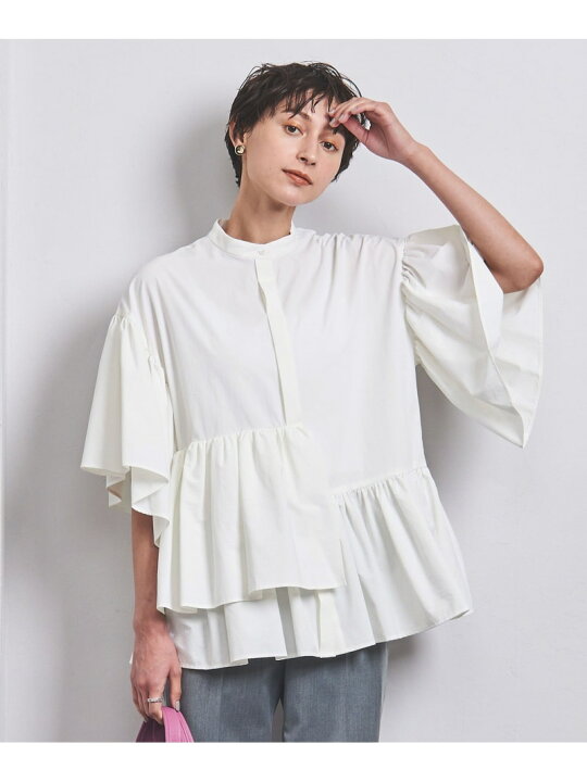 楽天市場】【SALE／30%OFF】P イレギュラーペプラム ブラウス2 UNITED 