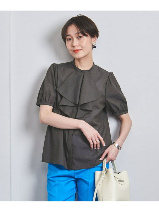 楽天市場】【SALE／60%OFF】TA/P/C フロントフリル ショートスリーブ 