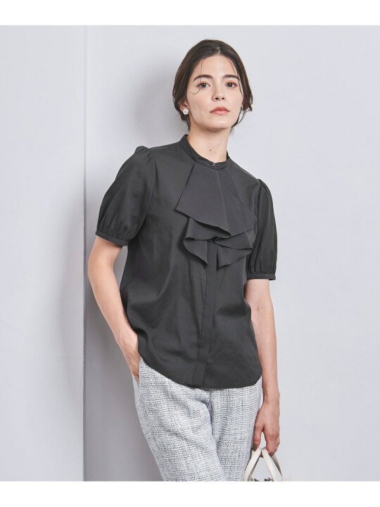 楽天市場】【SALE／40%OFF】TA/P/C フロントフリル ショートスリーブ 