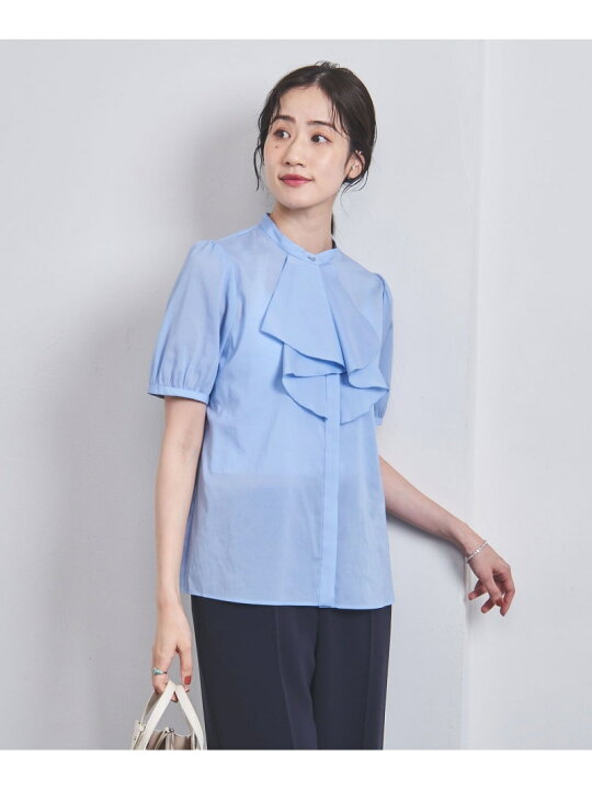 楽天市場】【SALE／40%OFF】TA/P/C フロントフリル ショートスリーブ