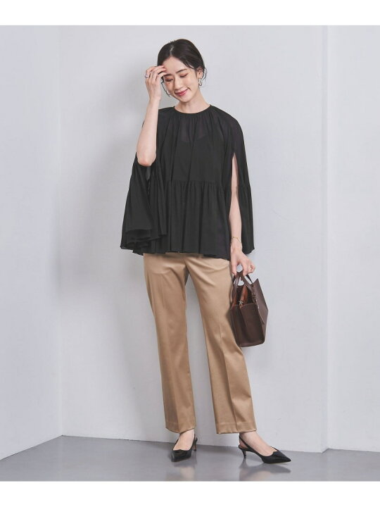 楽天市場】【SALE／70%OFF】シアー ケープ スリーブ ブラウス UNITED 