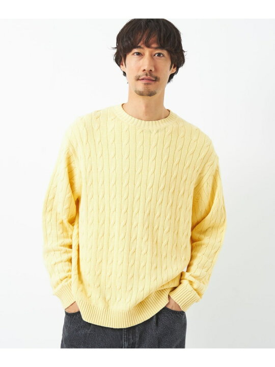 楽天市場】【SALE／80%OFF】ケーブル編み クルーネック ニット UNITED 