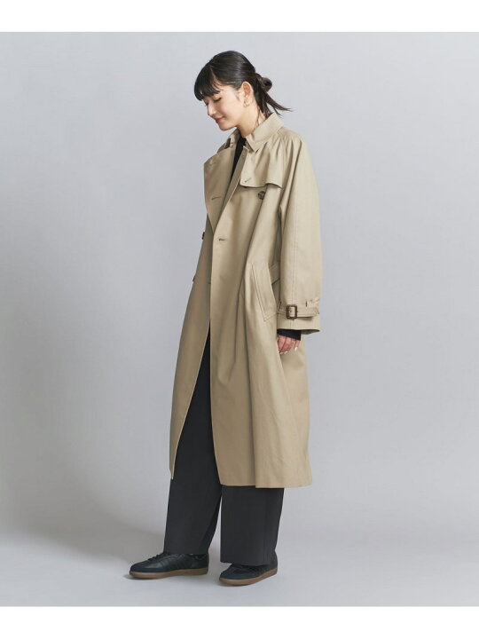 楽天市場】【SALE／60%OFF】コットンブレンドギャバ トレンチコート 