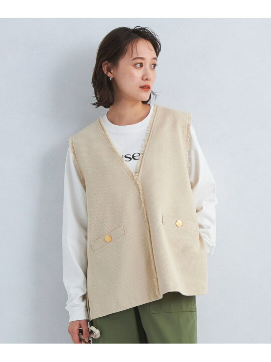 楽天市場】【SALE／65%OFF】フリンジ ツイード ベスト UNITED ARROWS 