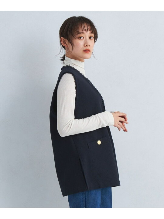 楽天市場】【SALE／65%OFF】フリンジ ツイード ベスト UNITED ARROWS 