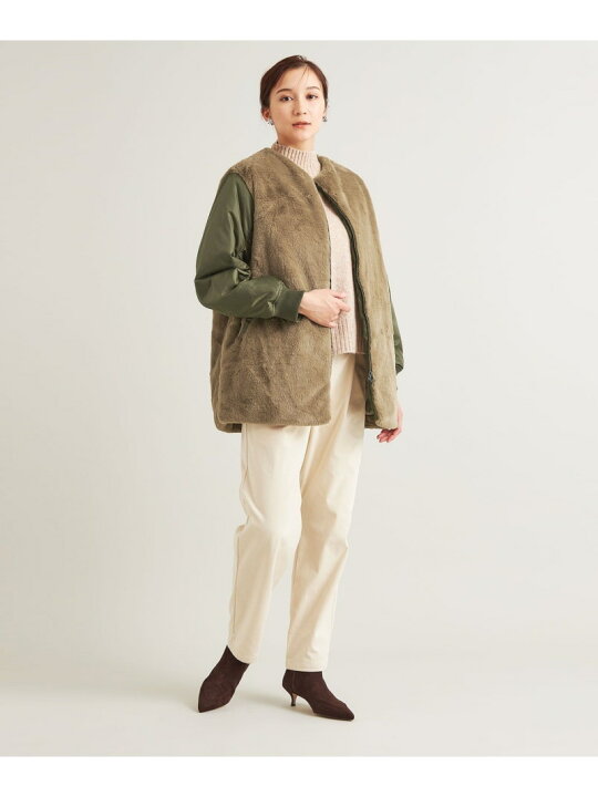 楽天市場】【SALE／70%OFF】フェイクファー*ナイロン コンビブルゾン