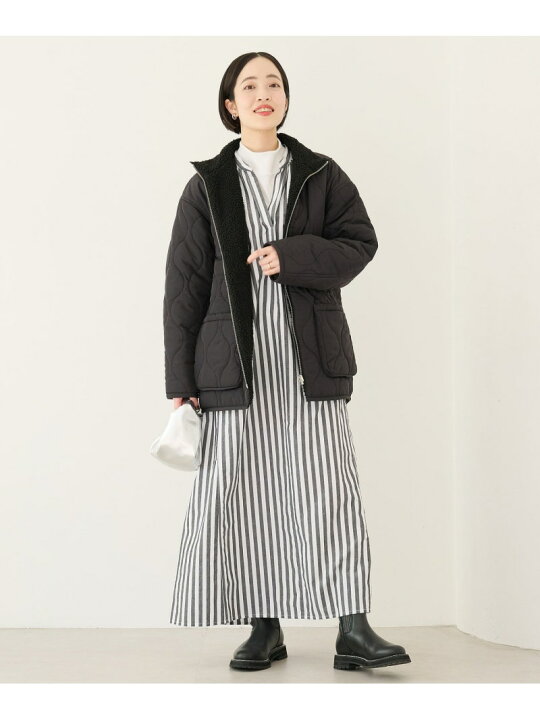 楽天市場】【SALE／70%OFF】キルティング ボア リバーシブル ブルゾン 