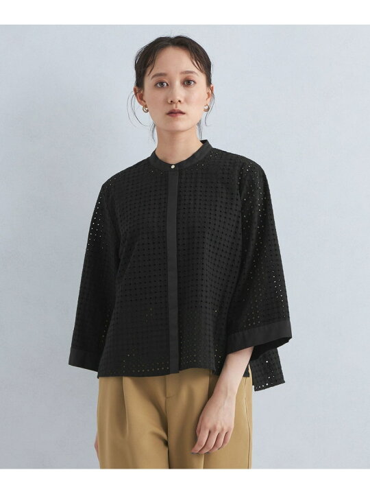楽天市場】【SALE／60%OFF】カットワークレース 7分袖 ブラウス UNITED 