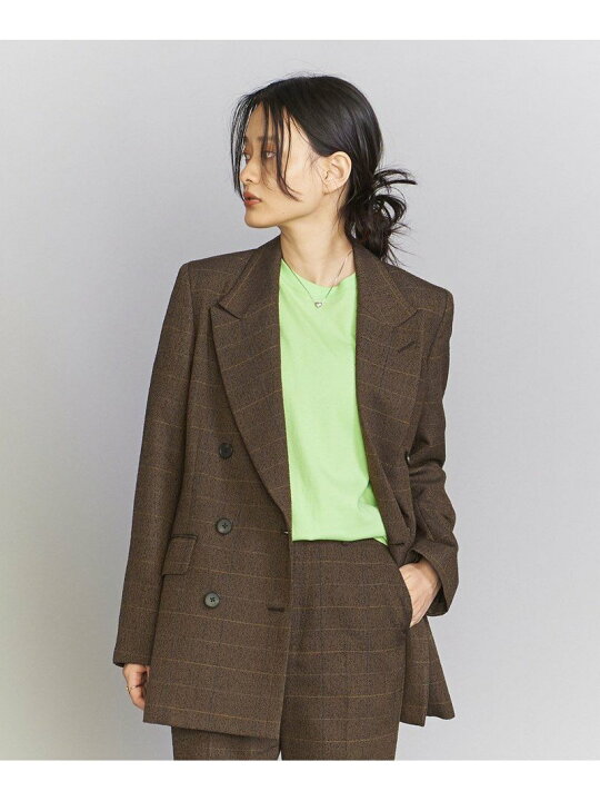 楽天市場】【SALE／70%OFF】ツイード ダブル テーラードジャケット 