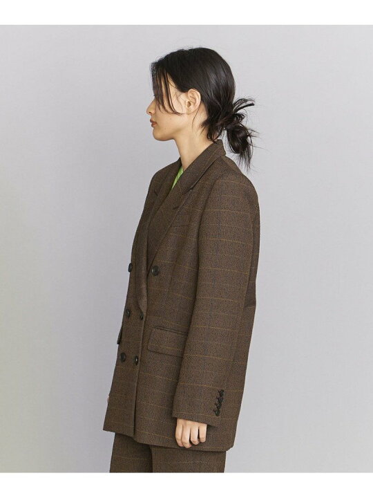 楽天市場】【SALE／70%OFF】ツイード ダブル テーラードジャケット 