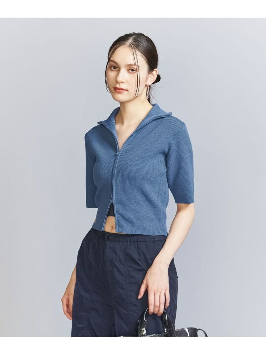 楽天市場】【SALE／85%OFF】コットンブレンド リブ ジップ 