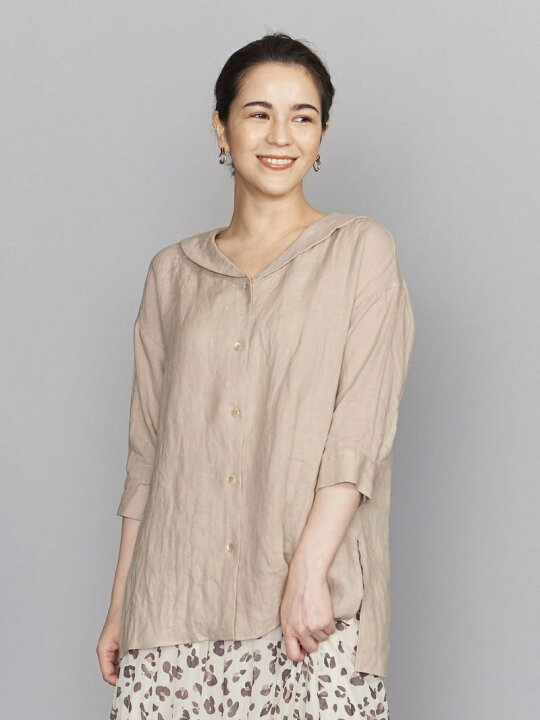 楽天市場】【SALE／80%OFF】BY 麻セーラーカラー7分袖シャツ 