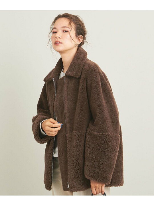 楽天市場】【SALE／30%OFF】ボア*フェイクムートン リバーシブル 