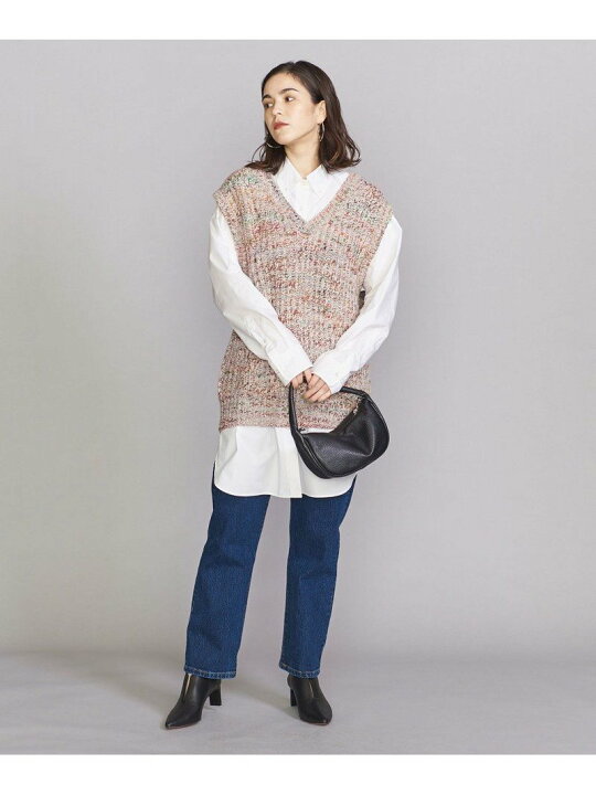 楽天市場】【SALE／70%OFF】BY ミックスカラーVネック ニットベスト 