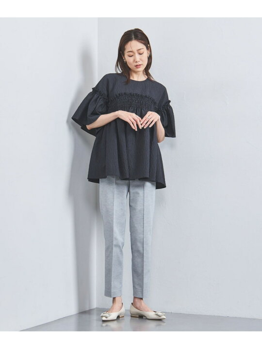 楽天市場】【SALE／60%OFF】エアリージャカード シャーリング フレア 