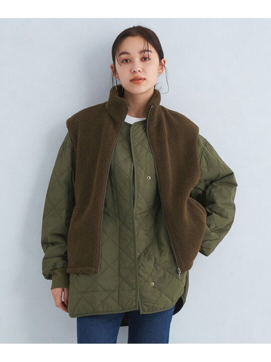 楽天市場】【SALE／80%OFF】ボアベスト セット キルティング ブルゾン 