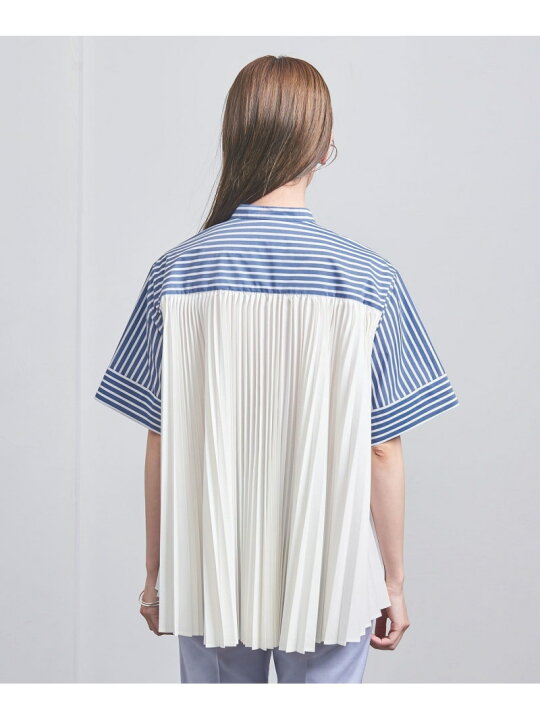 楽天市場】【SALE／80%OFF】バックプリーツ 五分袖 ブラウス 