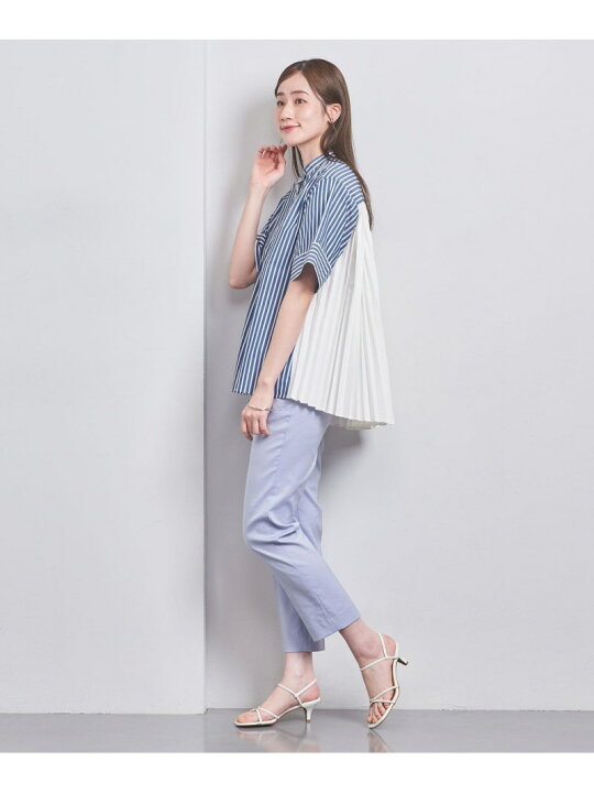 楽天市場】【SALE／80%OFF】バックプリーツ 五分袖 ブラウス 