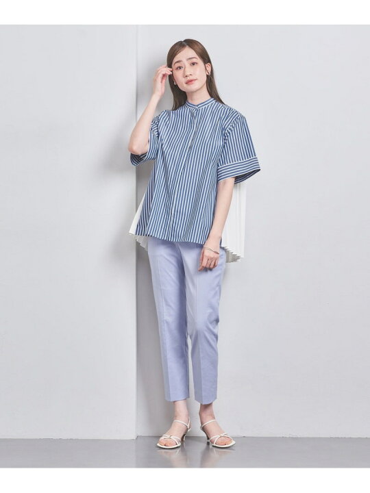 楽天市場】【SALE／80%OFF】バックプリーツ 五分袖 ブラウス 