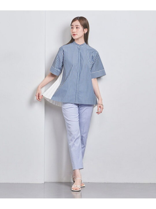 楽天市場】【SALE／80%OFF】バックプリーツ 五分袖 ブラウス 