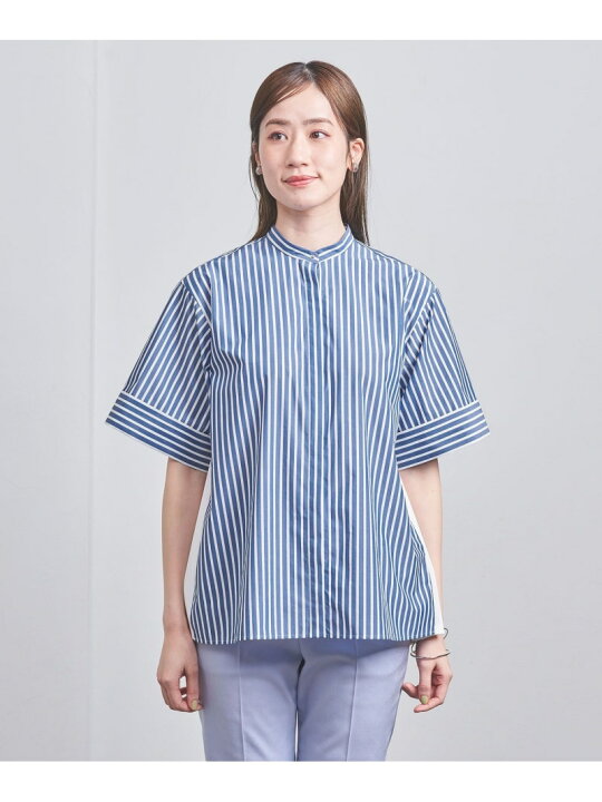 楽天市場】【SALE／80%OFF】バックプリーツ 五分袖 ブラウス 