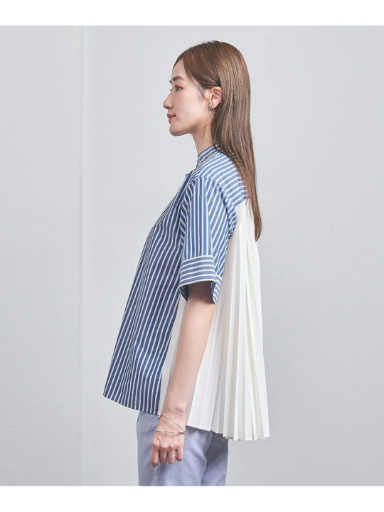 楽天市場】【SALE／80%OFF】バックプリーツ 五分袖 ブラウス 