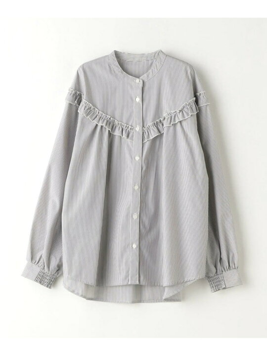 楽天市場】【SALE／50%OFF】フリル バンドカラー シャツ＜A DAY IN THE 