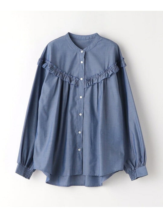 楽天市場】【SALE／50%OFF】フリル バンドカラー シャツ＜A DAY IN THE 