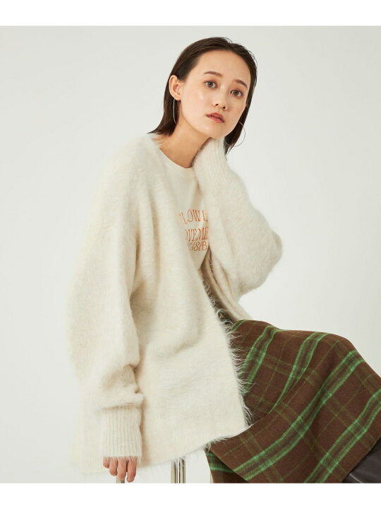楽天市場】【SALE／70%OFF】アルパカミックス シャギー ガウン ニット 