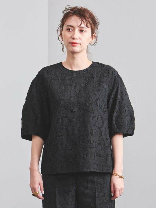 楽天市場】【SALE／80%OFF】UBCS カットジャカード 5分袖 ブラウス 